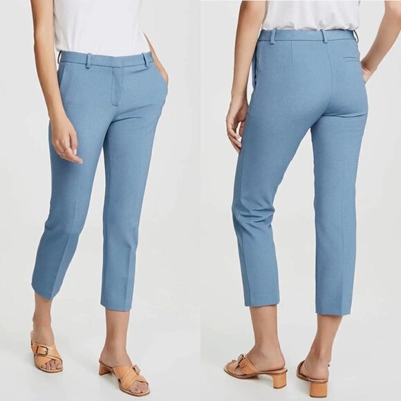 Theory Tailor Trouser Dress Pants in Chambray J0526211 - Picture 1 of 7